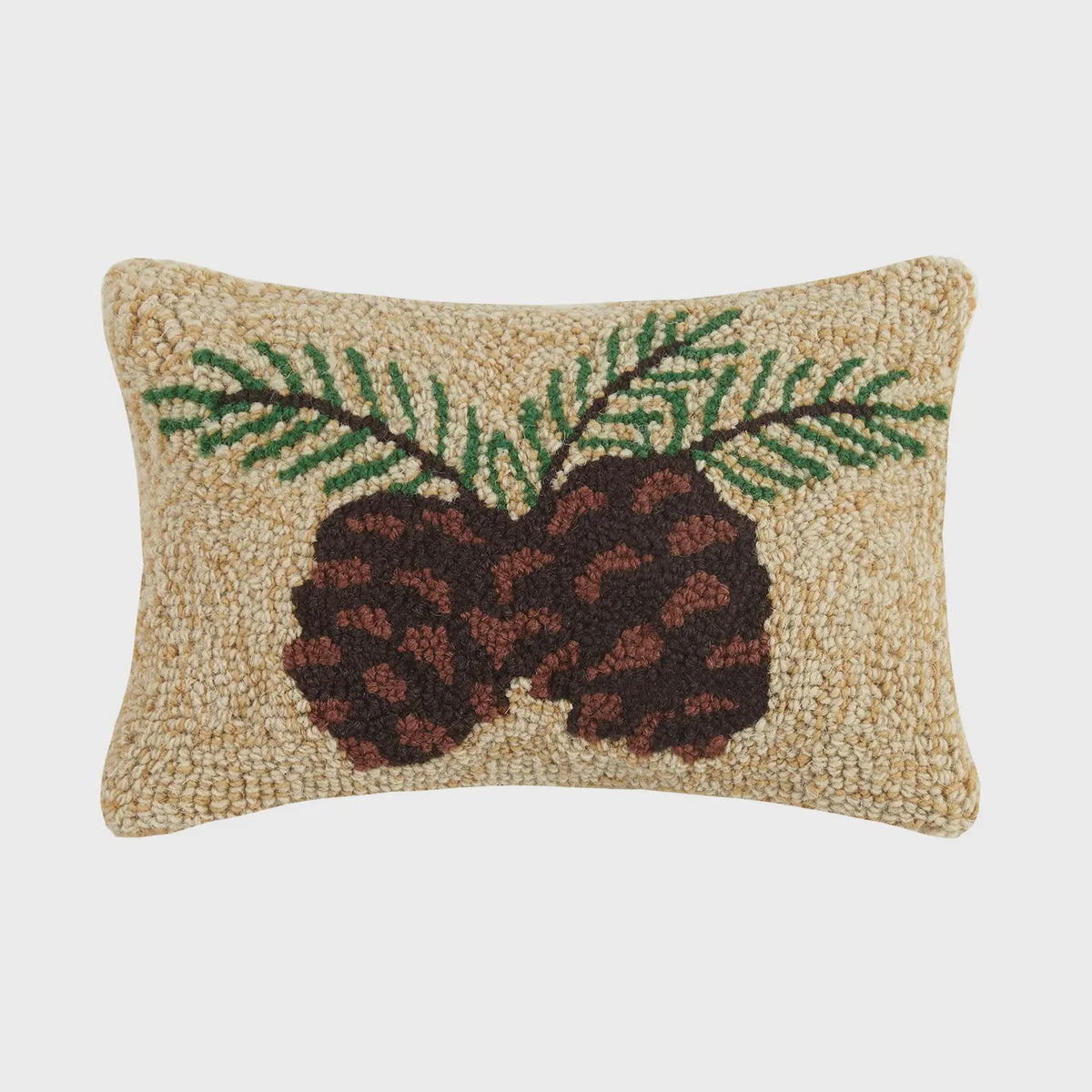 Pine Cone Hook Pillow
