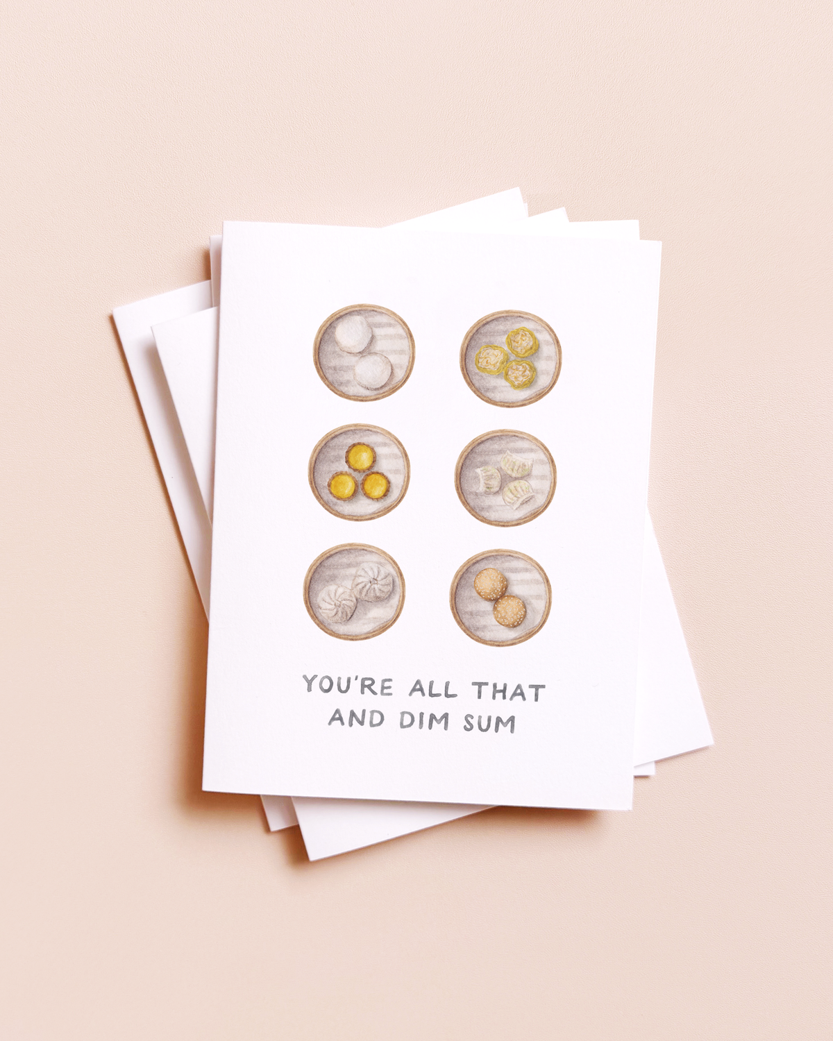 All That And Dim Sum — Asian Food Pun Congrats Card