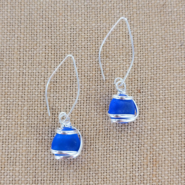 Cultured Sea Glass Earring XCAM-E13-SG