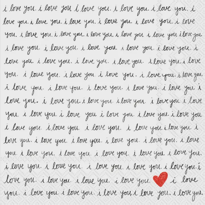 Handwritten Heart Valentines