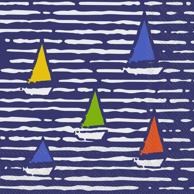 Waterline boats cocktail napkin