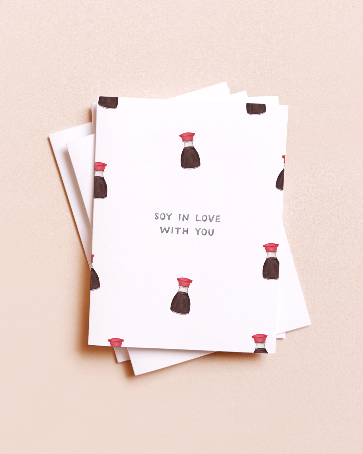 Soy In Love — Asian Food Pun Love Card