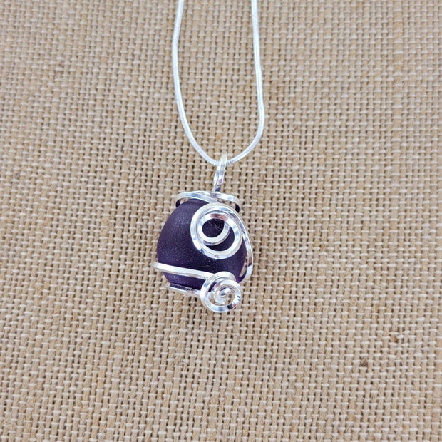Cultured Sea Glass Pendant XCAM-PD10-SG