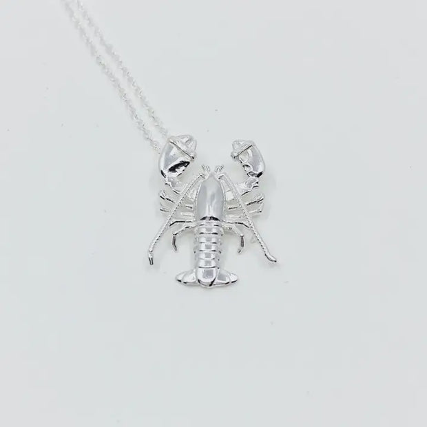 The Ketcham Lobster Pendant Silver
