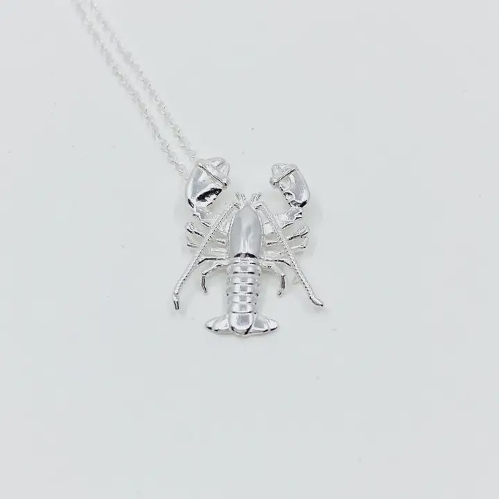 The Ketcham Lobster Pendant Silver