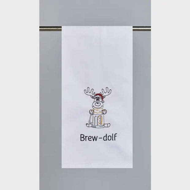 Brew Dolf Christmas Kitchen Towel