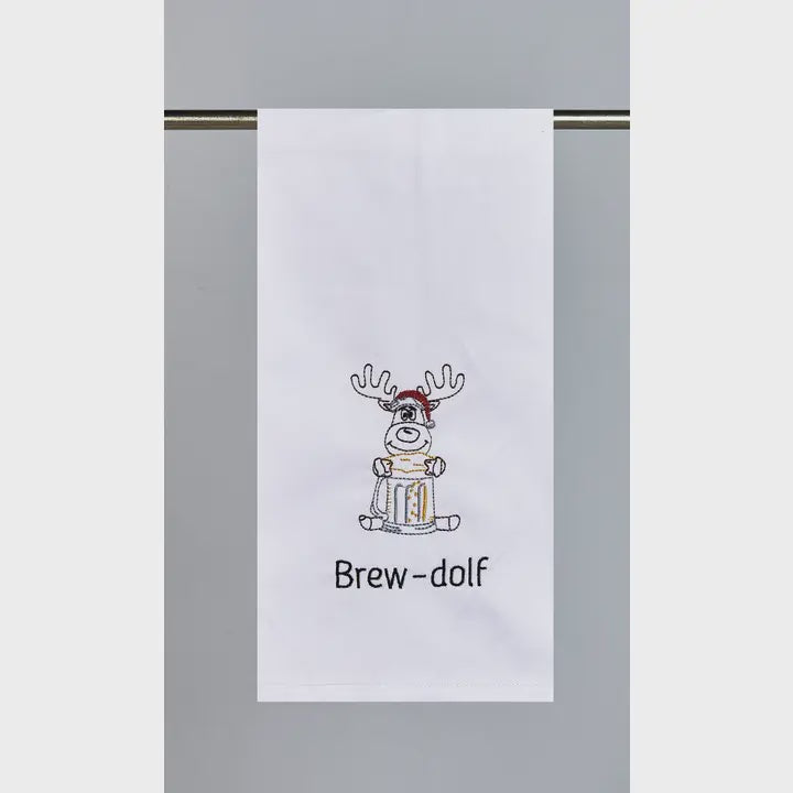 Brew Dolf Christmas Kitchen Towel