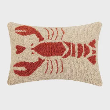 Lobster Heart Hook Pillow