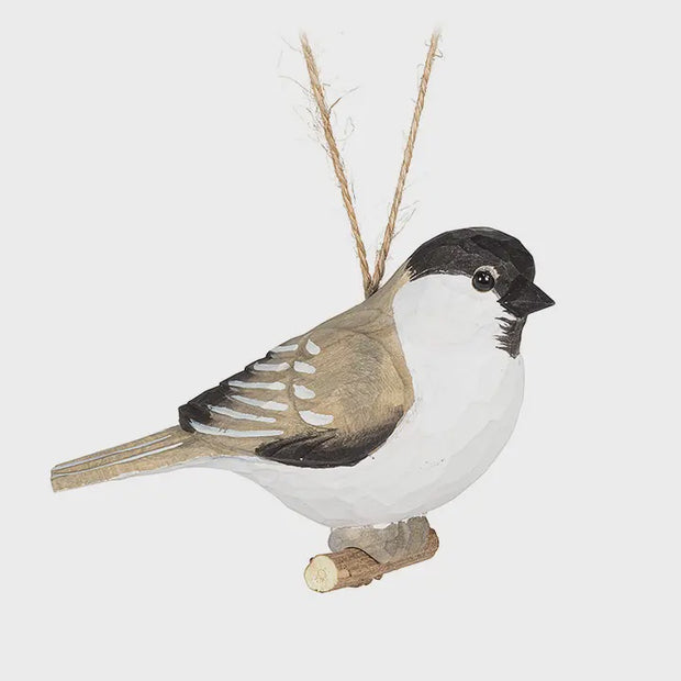 Chickadee Wood Ornament