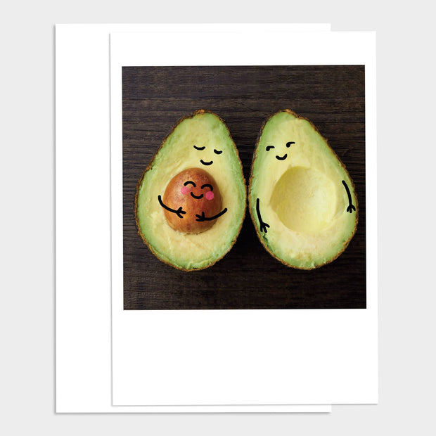 Avocado Family New Baby Greeting Card