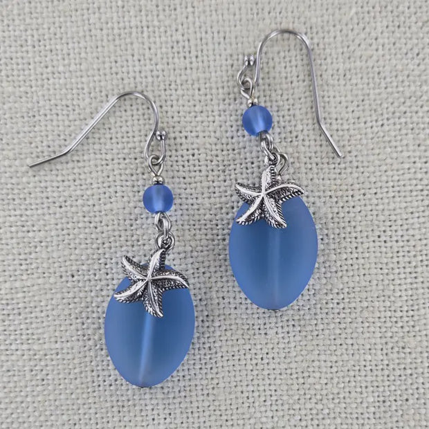 Sea Glass star Lt Sapphire