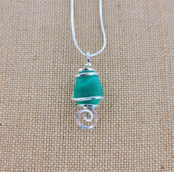Cultured Sea Glass Pendant XCAM-PD10-SG