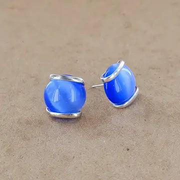 "Cat's Eye" Parallel Post Earring ALP-TG-E2