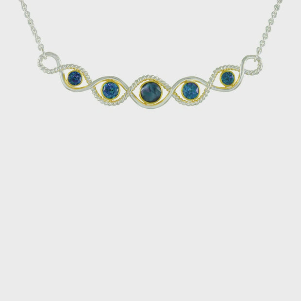 Layered Quartz Necklace