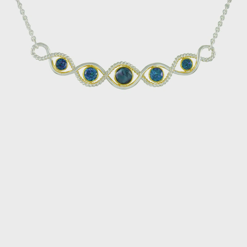 Layered Quartz Necklace