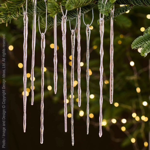 Chalet Icicle Ornament