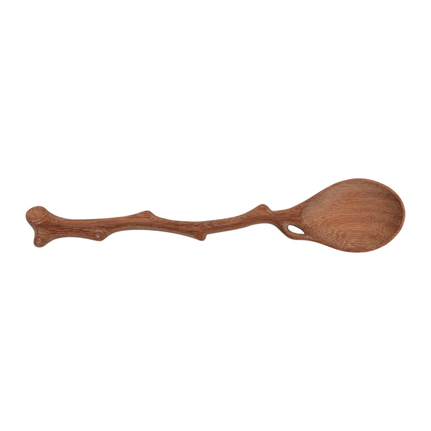 Twig Shape Wood Spoon