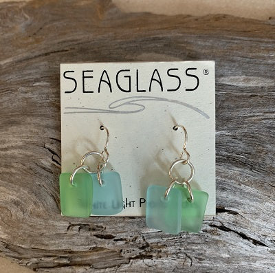 Sea Glass Dyad Earrings