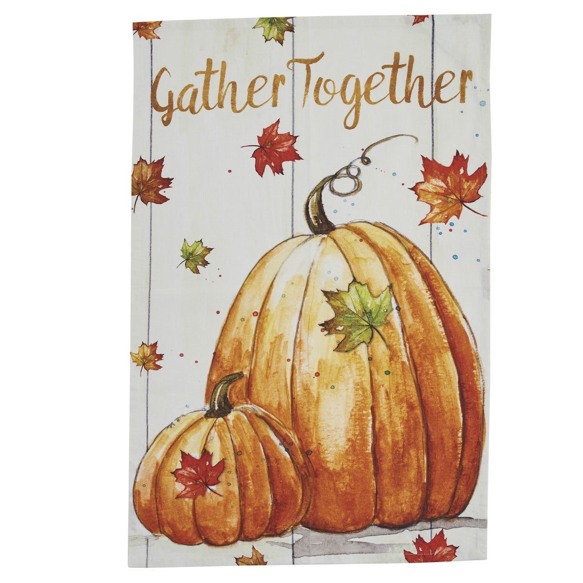 Gather Together Pumpkins Dishtowel