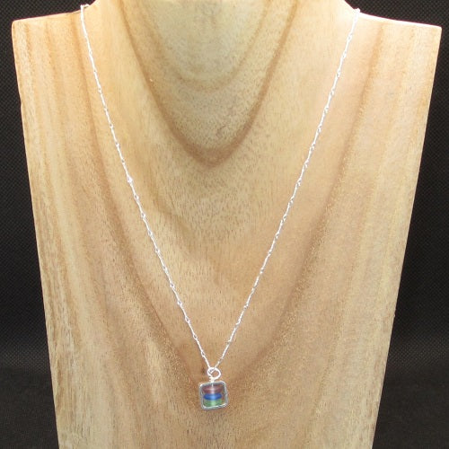 Sea Glass Pandora Box Necklace