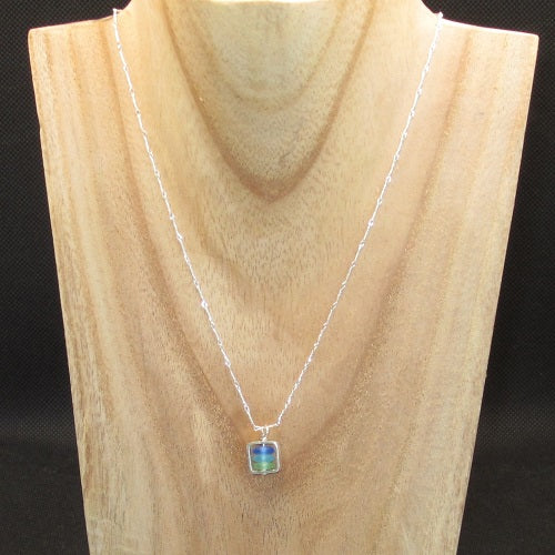 Sea Glass Pandora Box Necklace