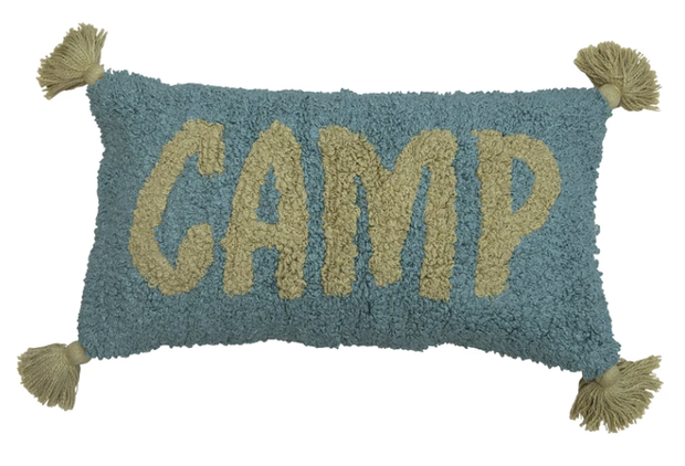 "Camp" Lumbar Pillow