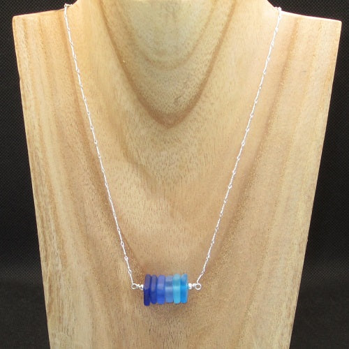 Sea Glass Trapeze Necklace