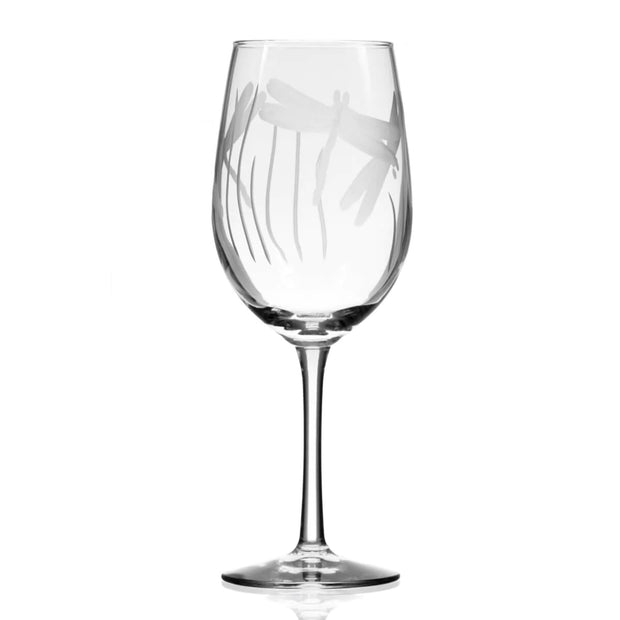 Dragonfly White Wine Glass